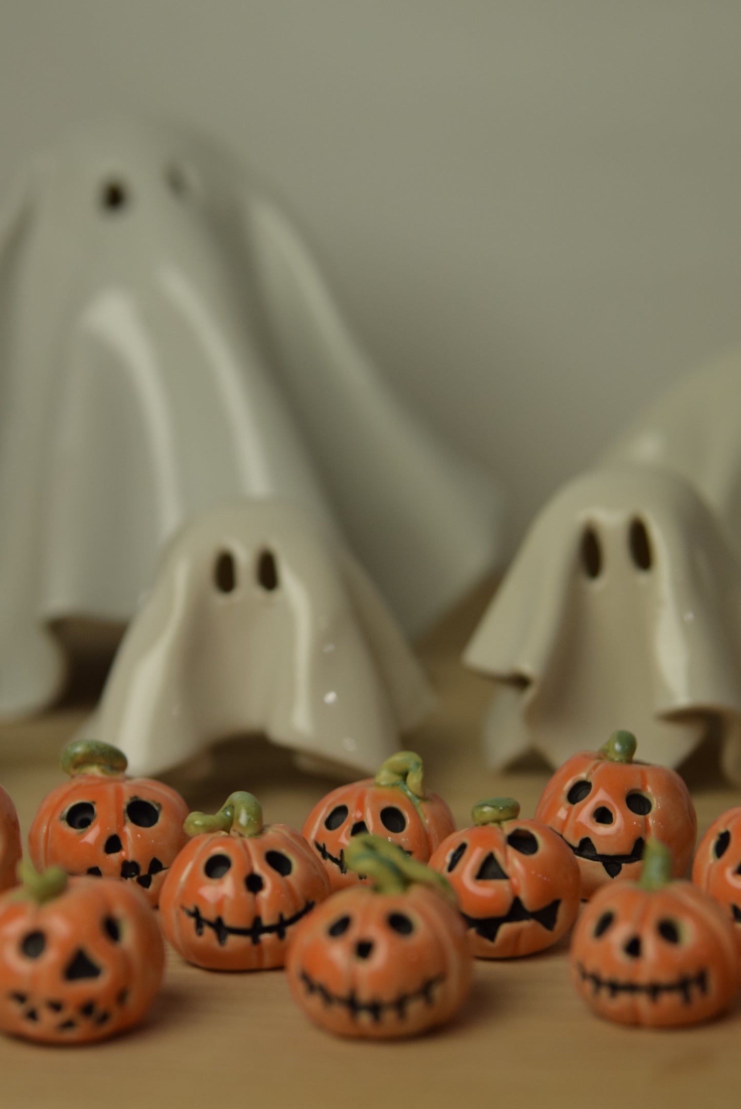 Mini Ceramic Jack-o’-lanterns