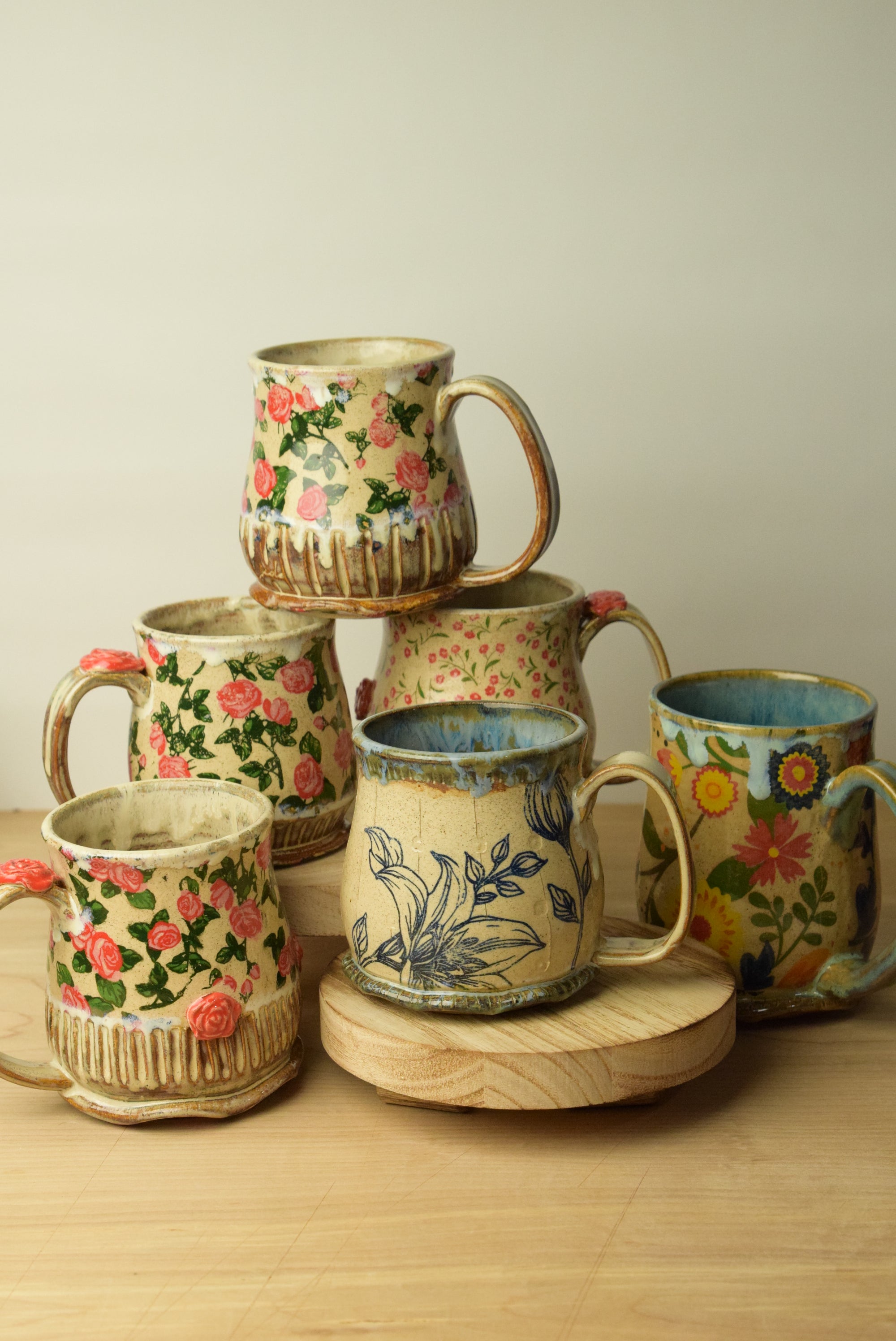 Handmade Cozy Cottage Mugs
