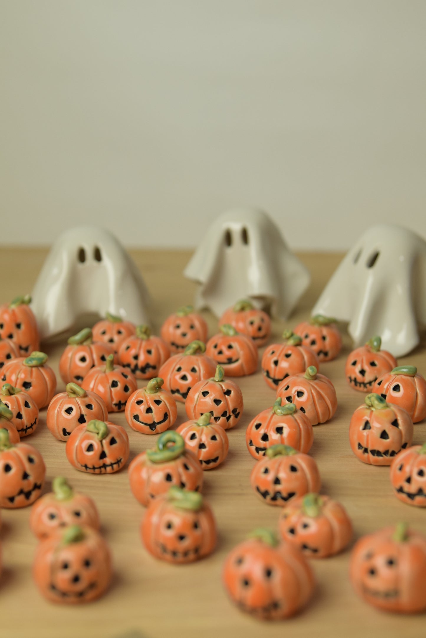 Mini Ceramic Jack-o’-lanterns