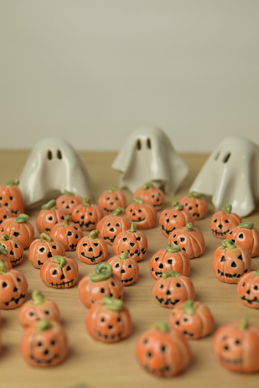 Mini Ceramic Jack-o’-lanterns