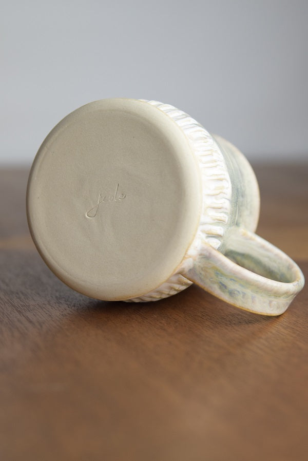 Light Gray Ceramic Coffee Mug